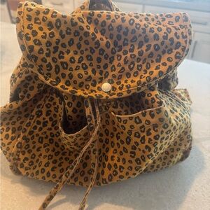Baggu Leopard Print Women's Backpack